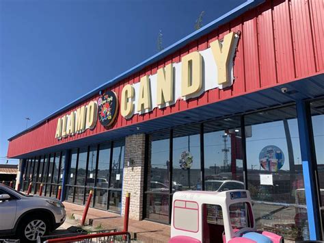 Alamo candy company - CONNECT WITH ALAMO CANDY. If you’ve recently visited our shop, we want to hear about it. ... Alamo Candy Company 1149 West Hildebrand , San Antonio, TX 78201 (210) 734-8672 | www.alamocandy.com . Follow Us. Monday - Saturday: 9:00 AM - 6:30 PM. Sunday: 10:00 AM - 4:00 PM. SITEMAP.